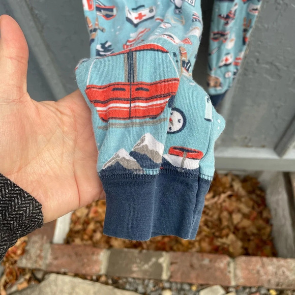 Little Blue House Ski Holiday Kids Union Suit Onsie, Size 8 - Picture 7 of 8